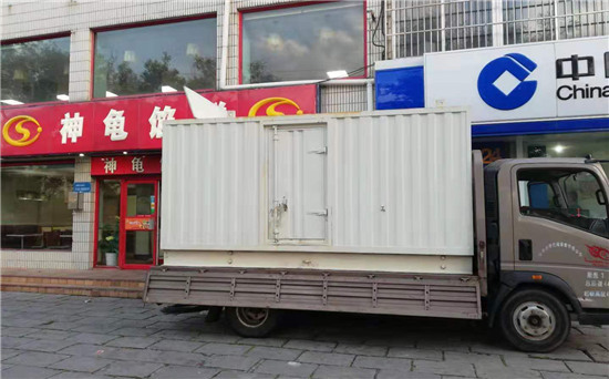 贺州出租发电机施工案例