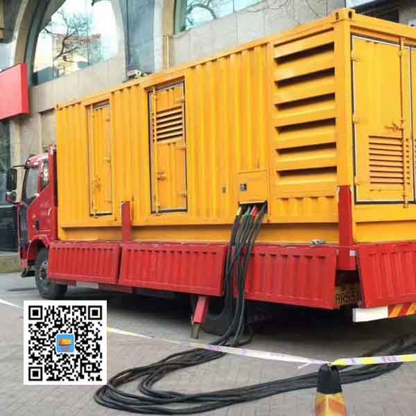 贺州静音发电机出租